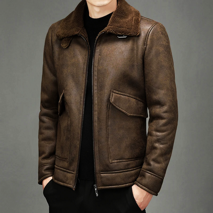 Faux Leather Biker Jacket