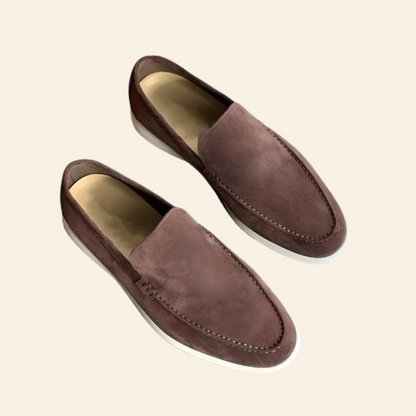 Men's Suede Loafers Brown