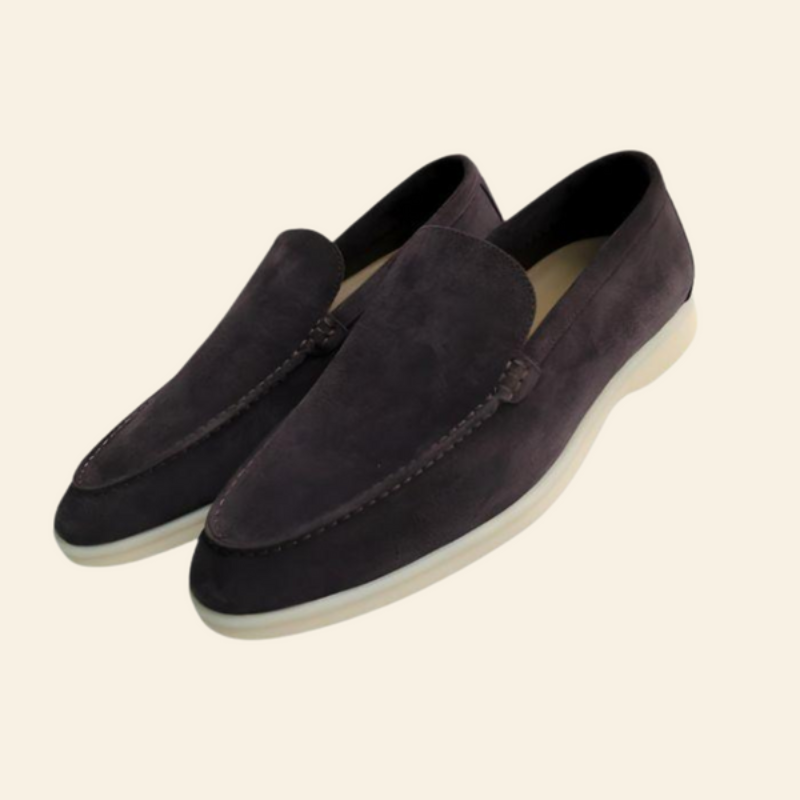 Men's Suede Loafers Brown