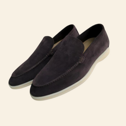 Men's Suede Loafers Brown
