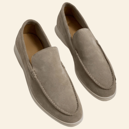 Men's Suede Loafers Brown - VibreMode