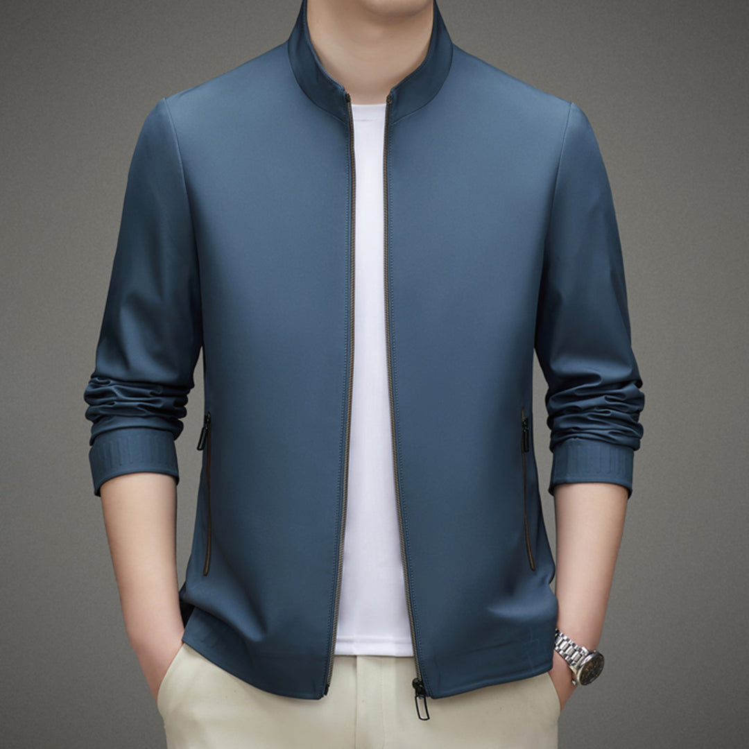 Men's Smart Casual Jacket Rayon Blend Tailored Fit - VibreMode