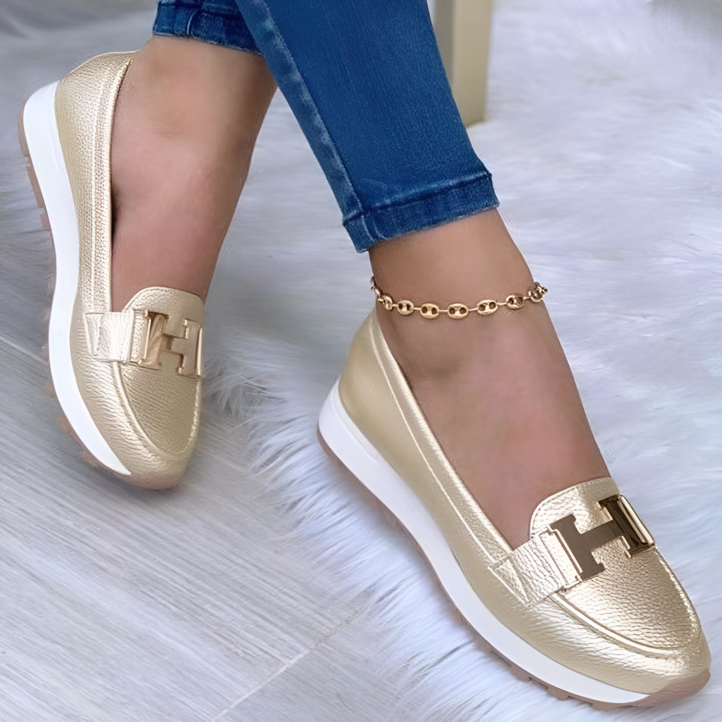 Women's Platform Slip On Loafers