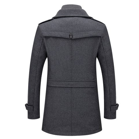 Warm Men's Quilted Parka Coat