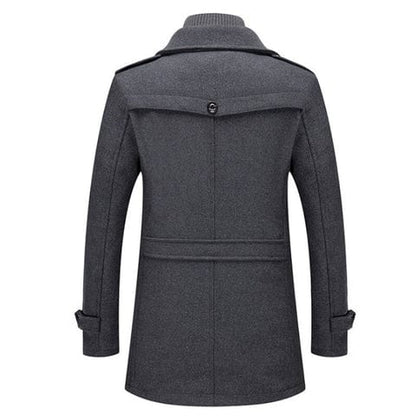 Warm Men's Quilted Parka Coat