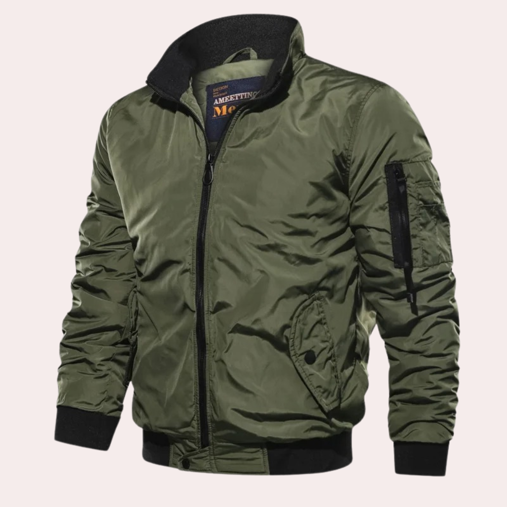 Men's Windproof Bomber Jacket - VibreMode