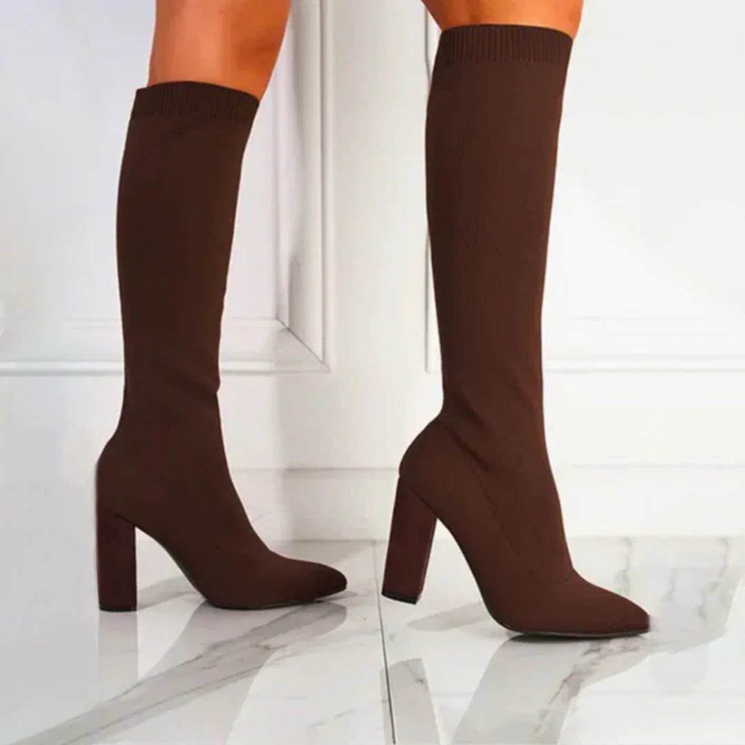Women's Knee High Stretch Boots