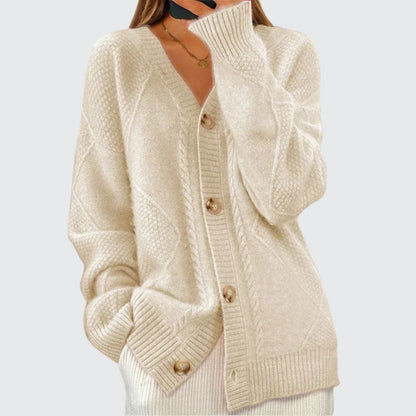 Reagan Women's Cable Knit Cardigan