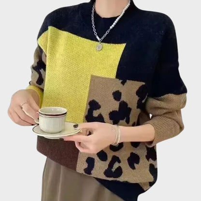 Women's Long Sleeve Sweater Round Neck
