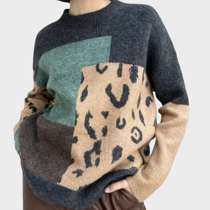 Women's Long Sleeve Sweater Round Neck
