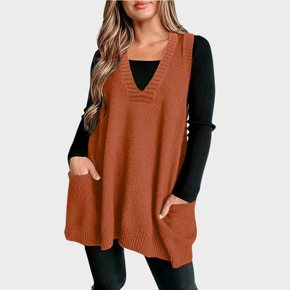 Women's V-Neck Vest Casual