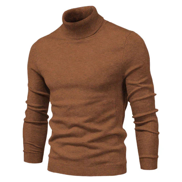 Relaxed Fit Men's Crew Neck Knit Sweater