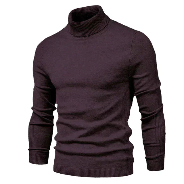 Relaxed Fit Men's Crew Neck Knit Sweater