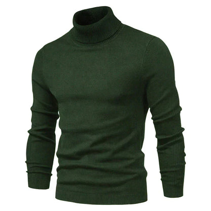 Relaxed Fit Men's Crew Neck Knit Sweater