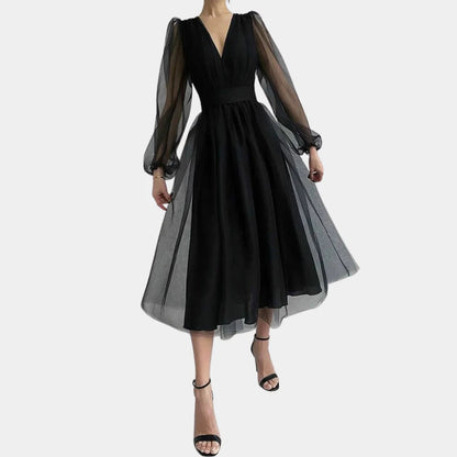 Women's Lace Midi Dress - VibreMode