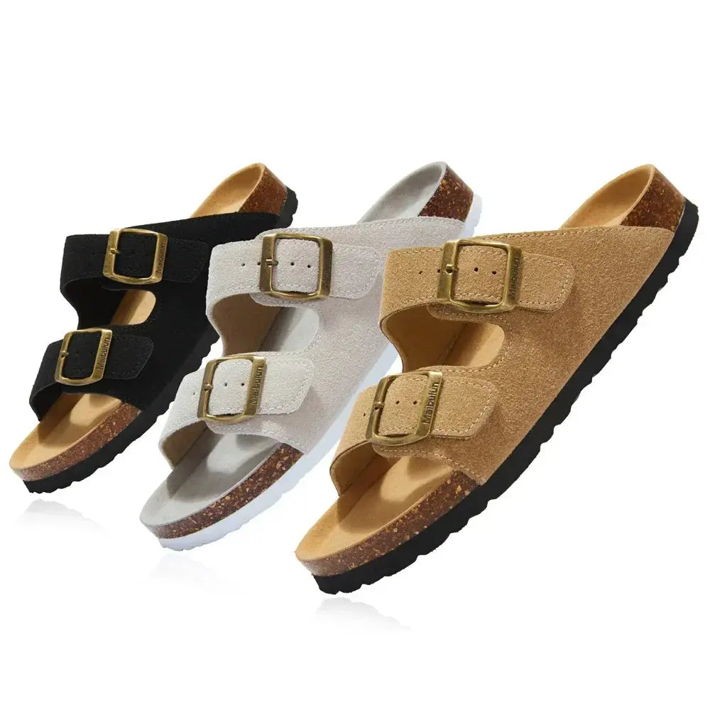 Women's Non-Slip Cork Sandals Comfortable - VibreMode