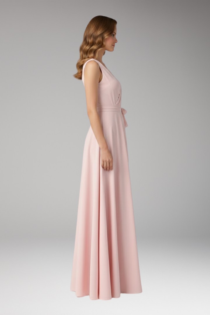 Women's V-Neck Dress Comfortable Fit