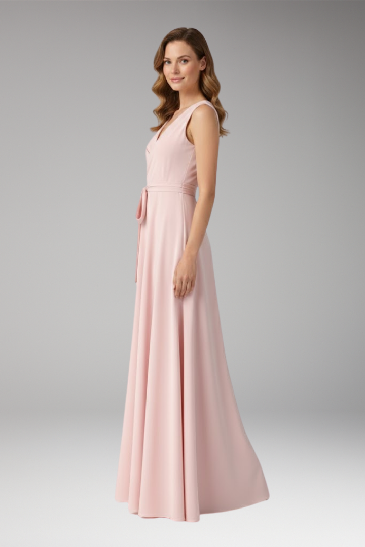 Women's V-Neck Dress Comfortable Fit