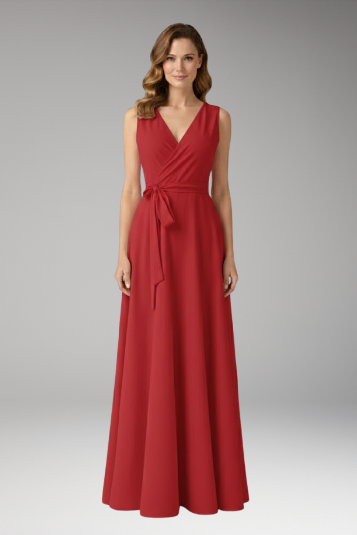 Women's V-Neck Dress Comfortable Fit