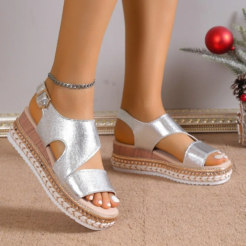 Elegant High Heel Platform Sandals - VibreMode