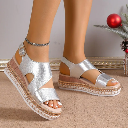 Elegant High Heel Platform Sandals - VibreMode