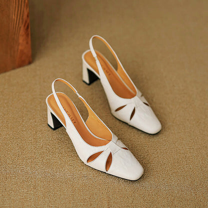 Authentic Leather Mule Shoes