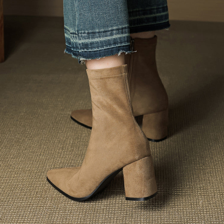 Luxurious Soft Suede Ankle Boots