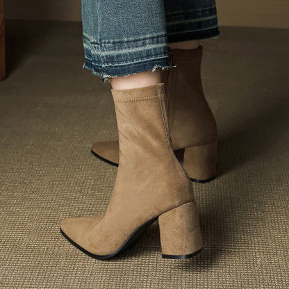 Luxurious Soft Suede Ankle Boots