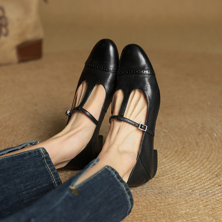 Authentic Real Leather Flat Shoes