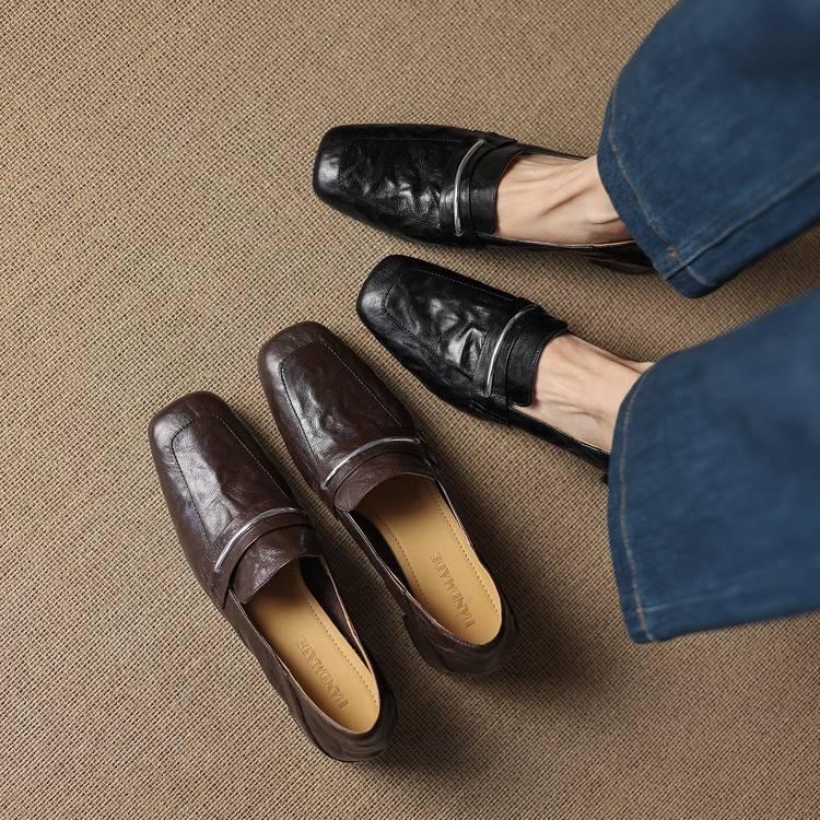 Authentic Leather High Heel Shoe
