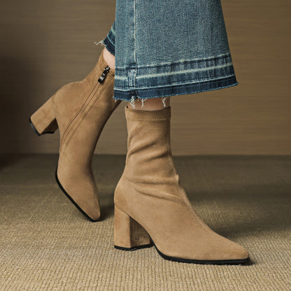 Luxurious Soft Suede Ankle Boots