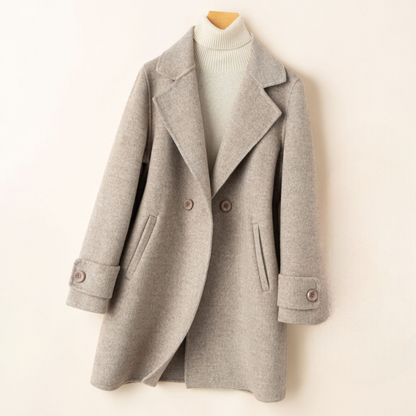 Lynette Wool One-Button Coat - Jack Hafford
