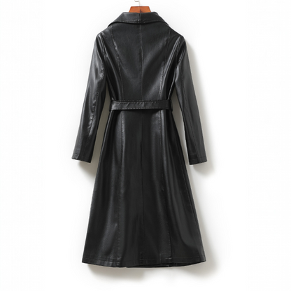 Chelsea Sheepskin Leather Trench Coat - Jack Hafford