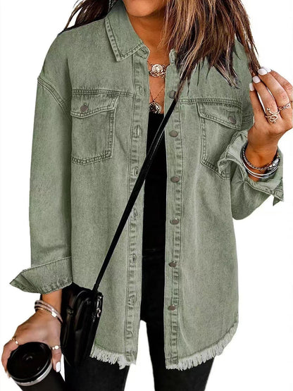 Women's Button Down Casual Jacket