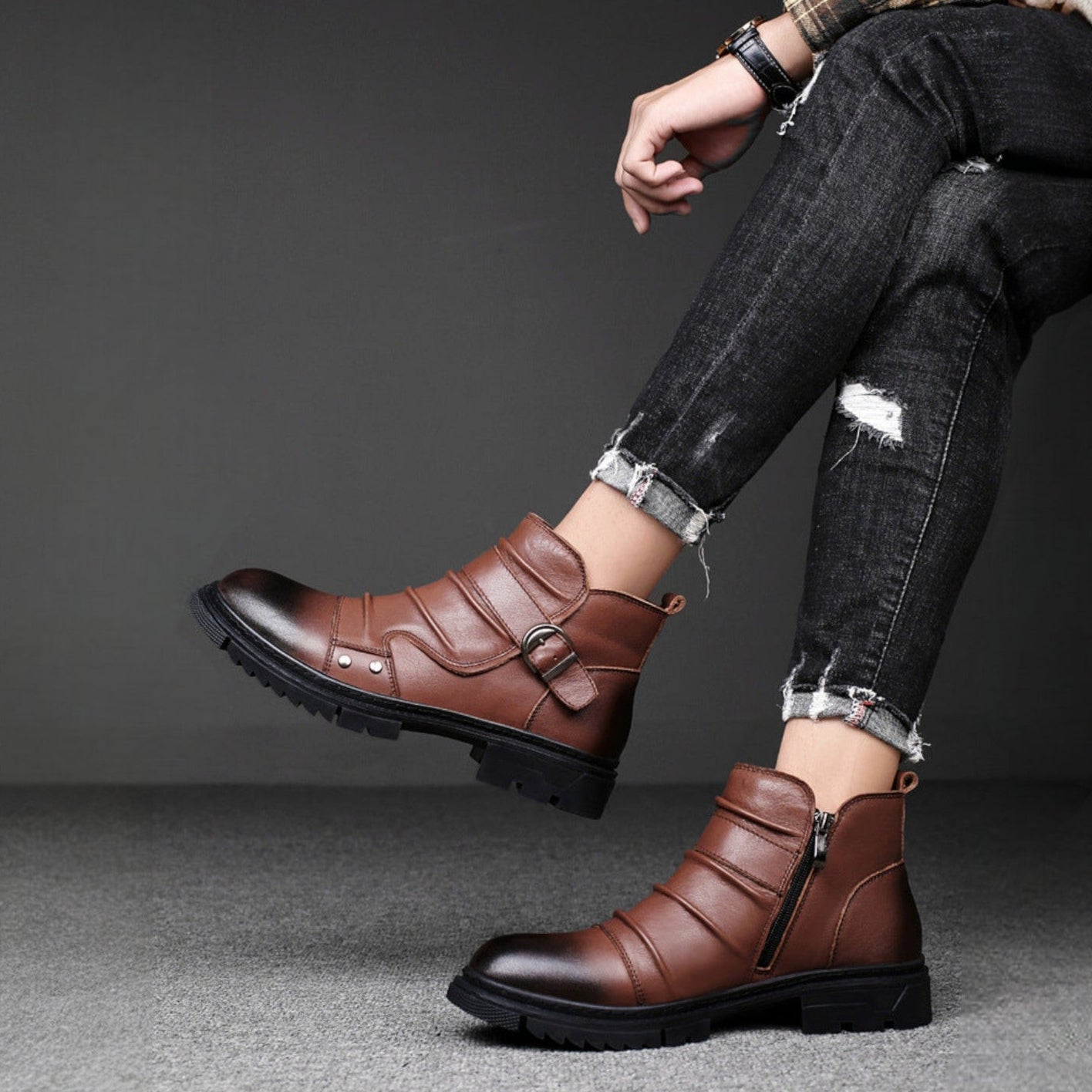 Cedrus Leather Boots - Jack Hafford
