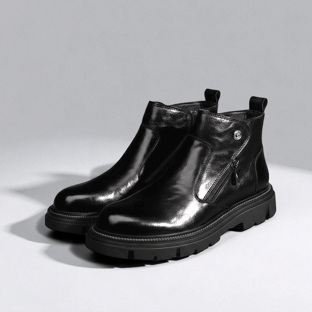 Langford Women's Leather Ankle Boots - VibreMode