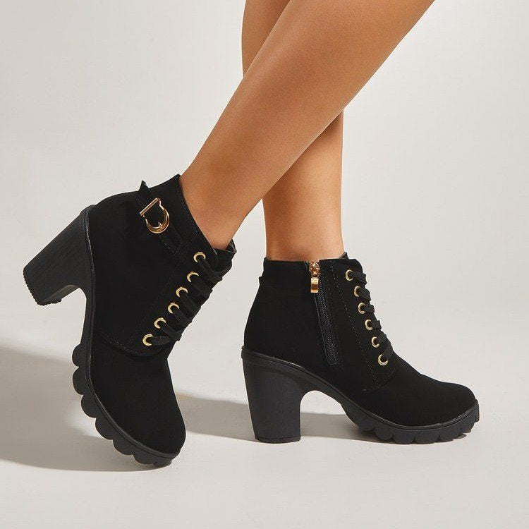 Women's Leather Bootie - VibreMode