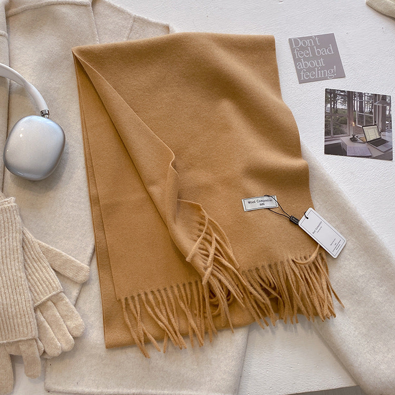 Soft Tassel Scarf Shawl