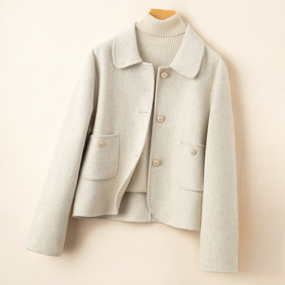 Miranda Wool Cropped Jacket - Jack Hafford