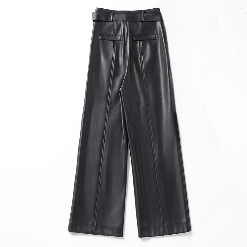 Serrano Belted Leather Pants - Jack Hafford
