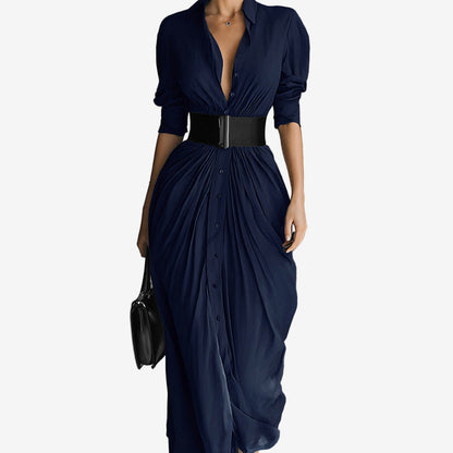 Elegant Long Sleeve Women's Dress