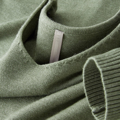 Classic Crew Neck Pullover Sweater