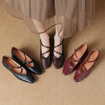 Premium Real Leather High Heels