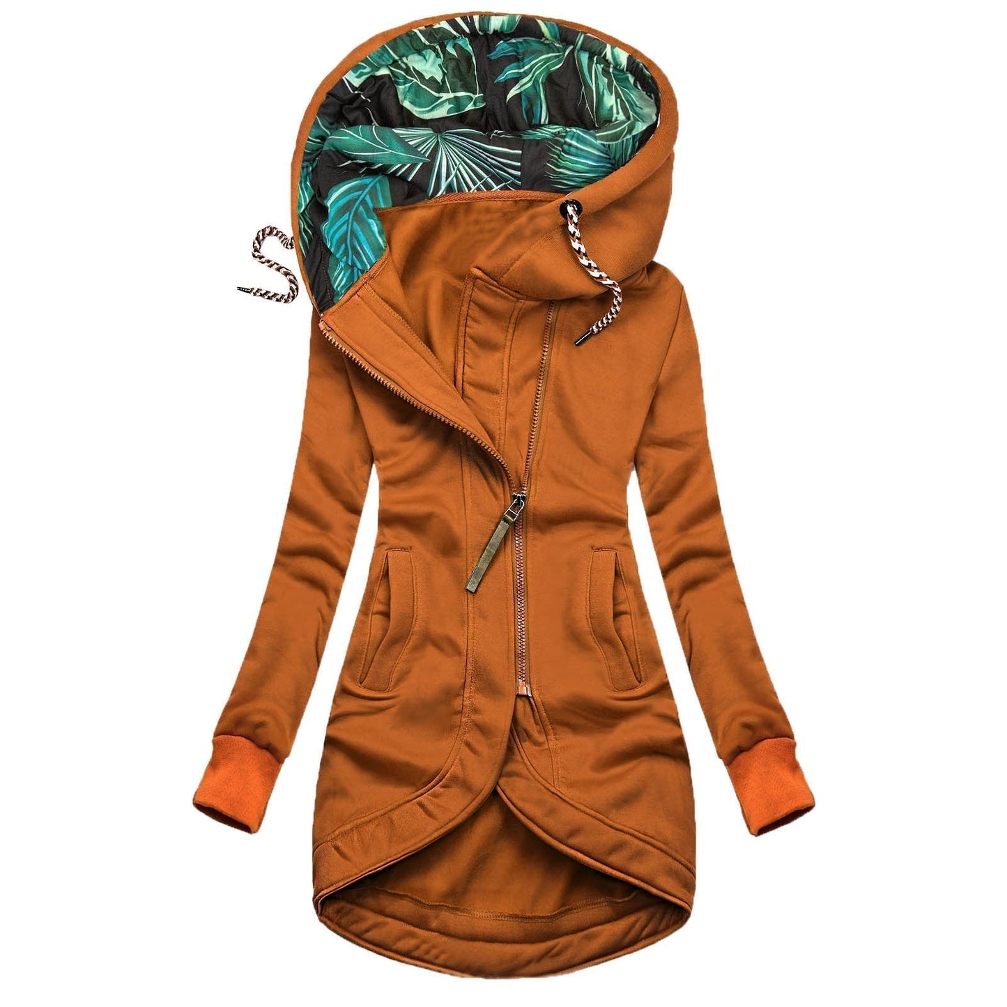 Women's Asymmetrical Hooded Jacket