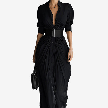 Elegant Long Sleeve Women's Dress