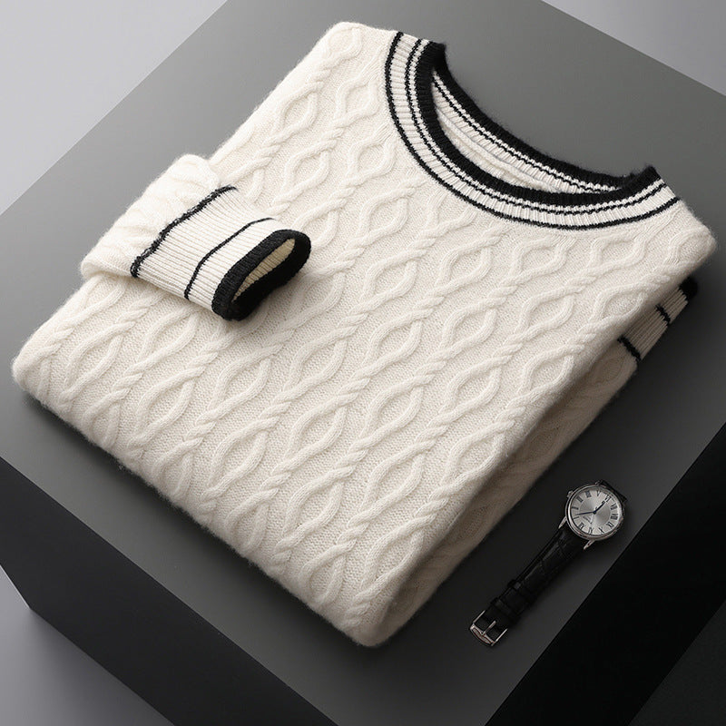 Preston Cashmere Crew Neck Sweater - VibreMode