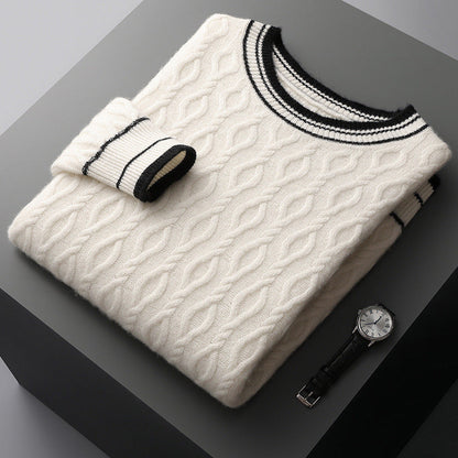 Preston Cashmere Crew Neck Sweater - VibreMode