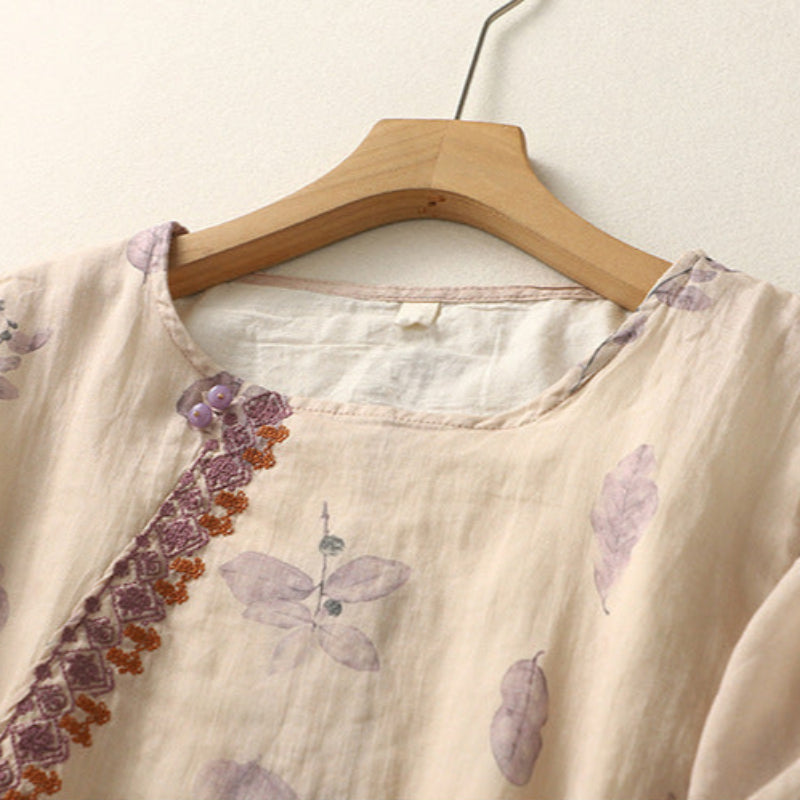 Casual Floral Women's Blouse