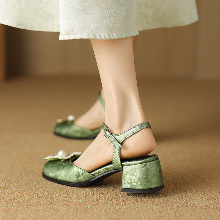Elegant Backless High Heel Shoes