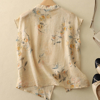 Elegant Floral Women's Blouse